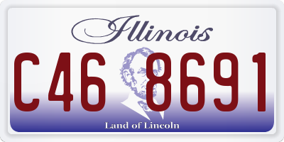 IL license plate C468691