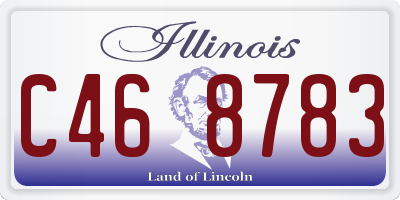 IL license plate C468783