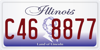 IL license plate C468877