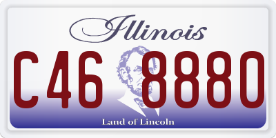 IL license plate C468880