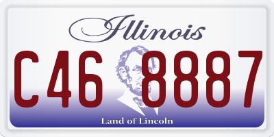 IL license plate C468887