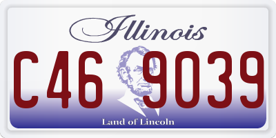 IL license plate C469039