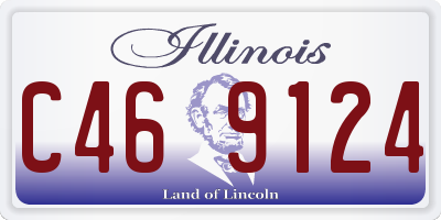 IL license plate C469124