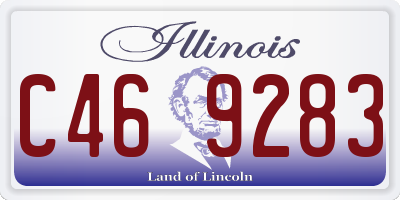 IL license plate C469283