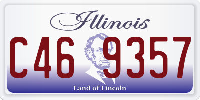 IL license plate C469357