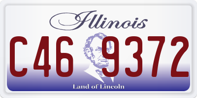 IL license plate C469372