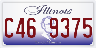 IL license plate C469375
