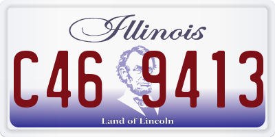 IL license plate C469413