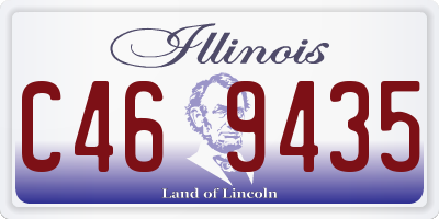 IL license plate C469435