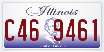 IL license plate C469461