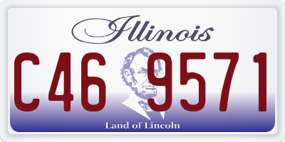 IL license plate C469571