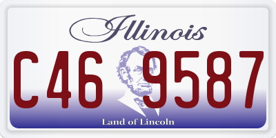 IL license plate C469587