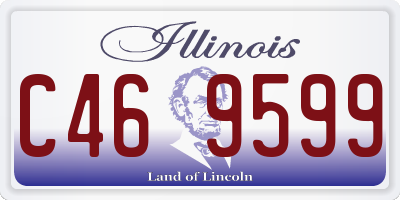 IL license plate C469599