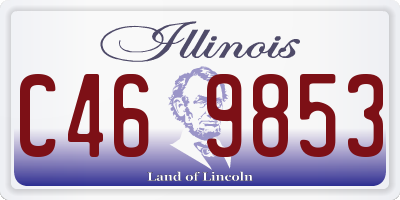 IL license plate C469853