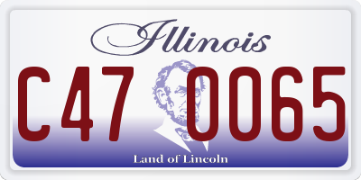 IL license plate C470065