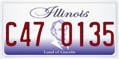 IL license plate C470135