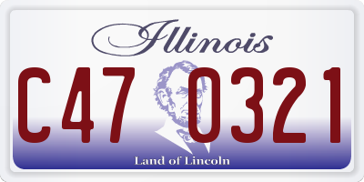 IL license plate C470321