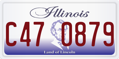 IL license plate C470879
