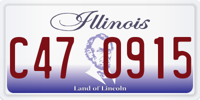 IL license plate C470915