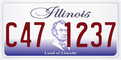 IL license plate C471237