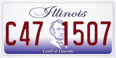 IL license plate C471507