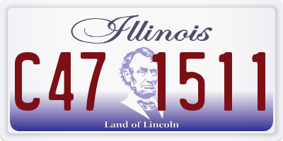 IL license plate C471511