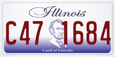 IL license plate C471684