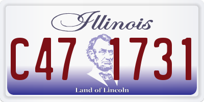 IL license plate C471731