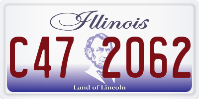 IL license plate C472062