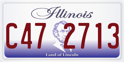 IL license plate C472713