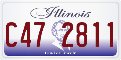 IL license plate C472811