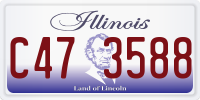 IL license plate C473588