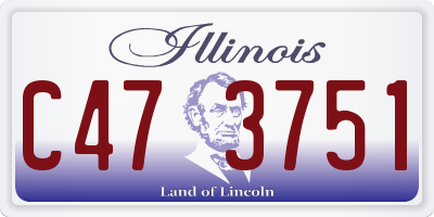 IL license plate C473751