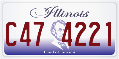 IL license plate C474221
