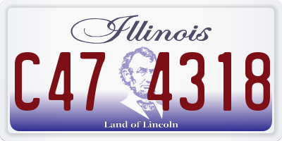 IL license plate C474318