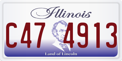 IL license plate C474913