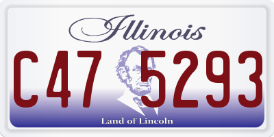IL license plate C475293