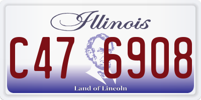 IL license plate C476908