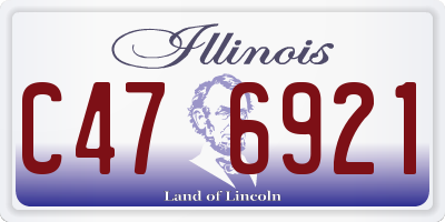 IL license plate C476921