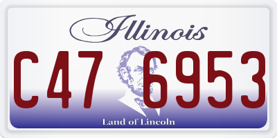 IL license plate C476953