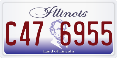 IL license plate C476955