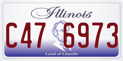 IL license plate C476973