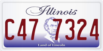 IL license plate C477324