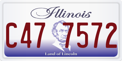 IL license plate C477572