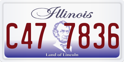 IL license plate C477836