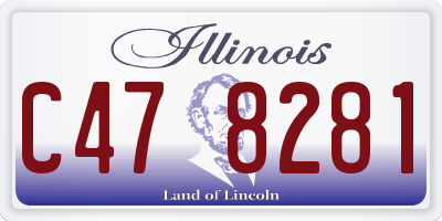 IL license plate C478281