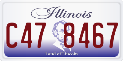 IL license plate C478467