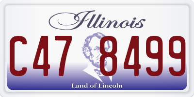IL license plate C478499