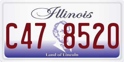 IL license plate C478520