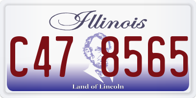IL license plate C478565